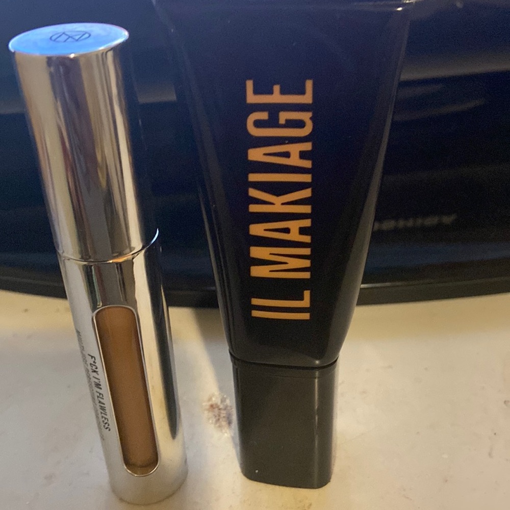 foundation and concealer